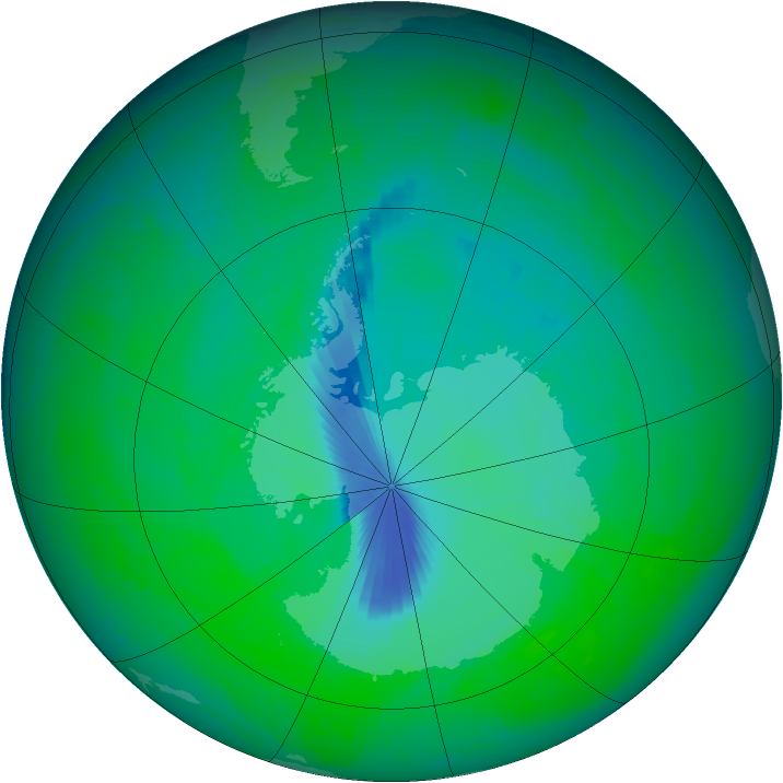 Ozone Map 2003-12-04